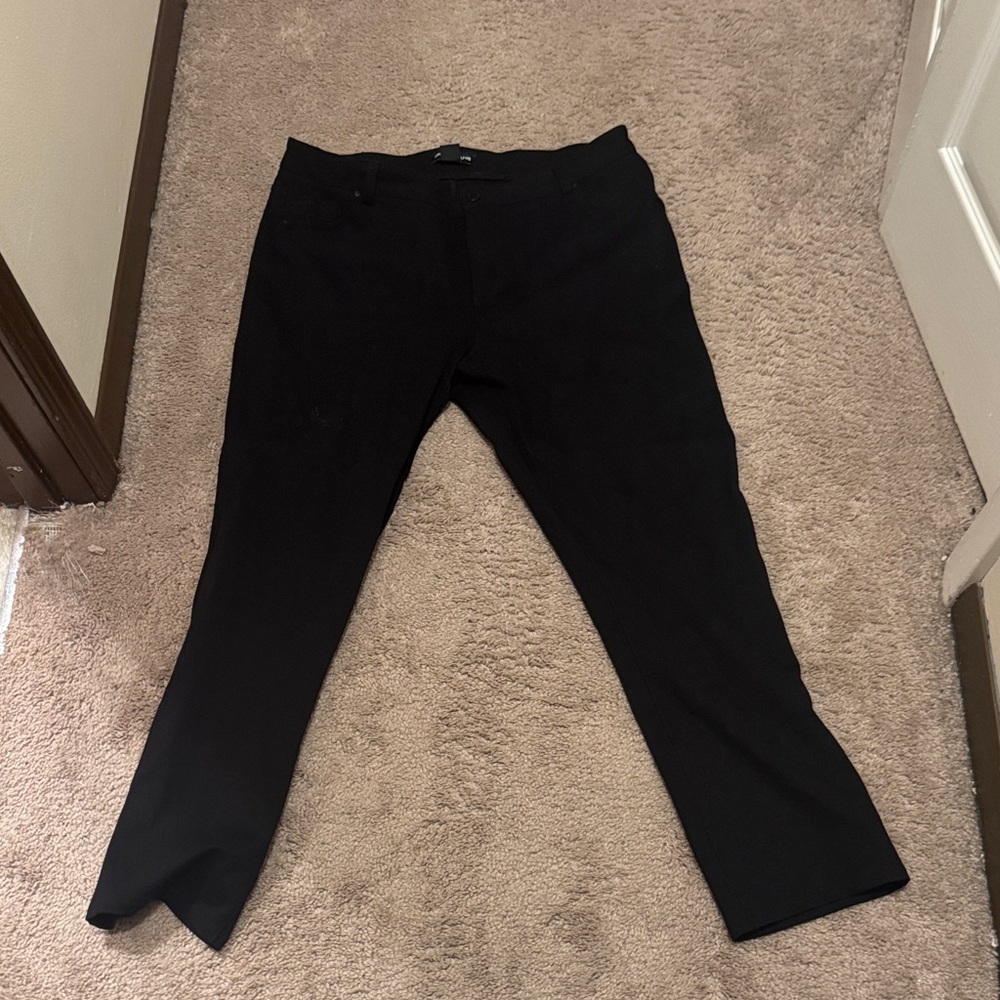 DKNY Women's Black Chinos